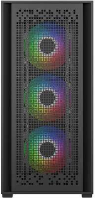 Корпус PowerCase ByteFlow, черный, ATX, без БП (CBFB-A4)