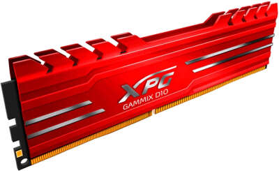 Модуль памяти DDR4 DIMM 16Gb DDR3200 ADATA XPG GAMMIX D10 Red (AX4U320016G16A-SR10)