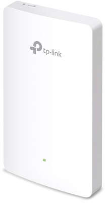 Точка доступа TP-LINK EAP615-WALL, LAN: 4x1 Гбит/с, 802.11a/b/g/n/ac/ax, 2.4 / 5 ГГц, до 1.78 Гбит/с