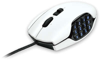 Мышь Logitech G600 Gaming Mouse USB (G-package) (910-003629) White