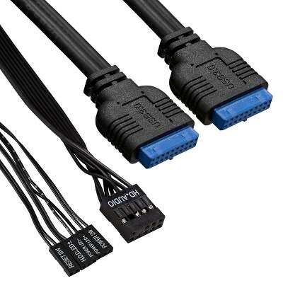 Корпус ExeGate BAA-105U4-01-AAA400, черный, mATX, 400W (EX291151RUS)