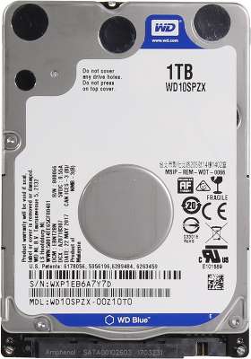 Жёсткий диск 2.5" SATA-III 1TB [WD10SPZX] WD, 5400rpm, 128MB Cache