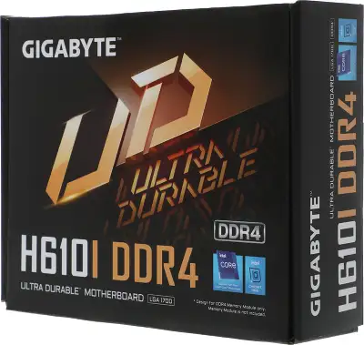 Материнская плата H610 S1700 MITX H610I DDR4 GIGABYTE