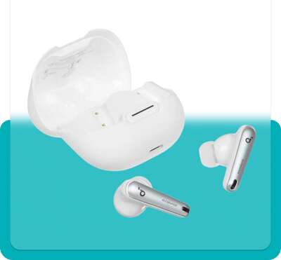 Наушники беспроводные Anker Soundcore Liberty 4 NC, белые [A3947G21]