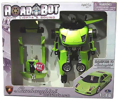 HAPPY WELL 50140hw Робот-трансформер Lamborghini Roadbot, 1:18