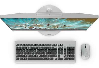 Моноблок Lenovo IdeaCentre AIO 520-22IKU 21.5" FHD i3 7020U/4/256 SSD/WF/BT/Cam/Kb+Mouse/DOS,серебристый