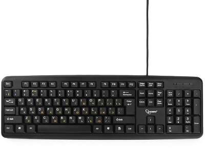 Клавиатура Gembird KB-8320U-BL {черный,USB, 104 клавиши}