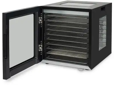 Сушка для фруктов и овощей Hyundai HYFD-8804 20под. 850Вт черный