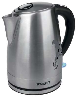 Чайник Scarlett SC-EK21S02 1.7л. серебристый (корпус: нержавеющая сталь)