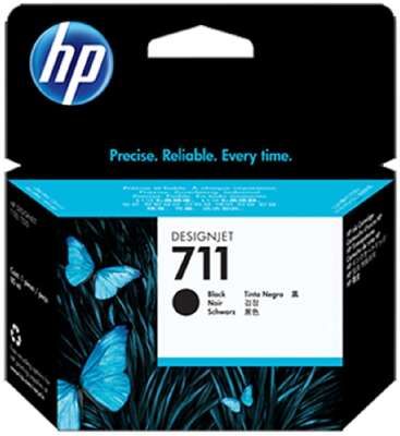 HP CZ133A Картридж №711, Black {Designjet T120/T520, Black (80ml)}