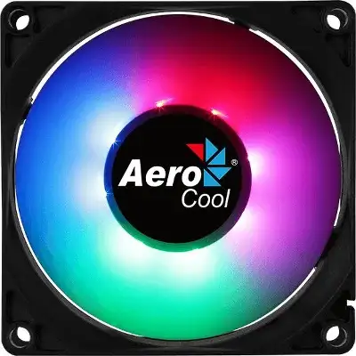 Вентилятор AeroCool Frost 8, 80мм, 1500rpm, 28.3 дБ, 3pin+Molex, 1шт, FRGB