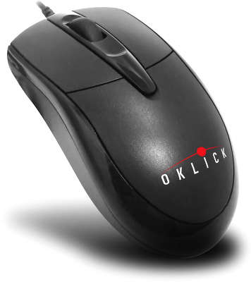 Мышь USB Oklick 125M 800 dpi, чёрная