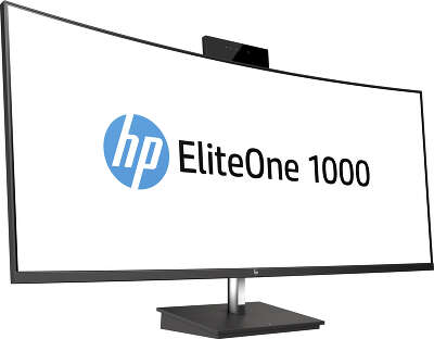 Моноблок HP EliteOne 1000 G2 AiO 34" 3440x1440 i7 8700/8/512 SSD/WF/BT/Cam/Kb+Mouse/W10Pro,черный (4PD95EA)
