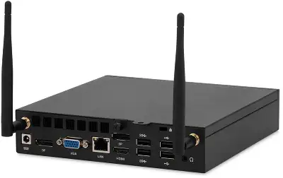 Неттоп IRU 310H6ITF i3 12100T (2.2) 8Gb SSD256Gb UHDG 730 без ОС GbitEth BT черный (1975180)