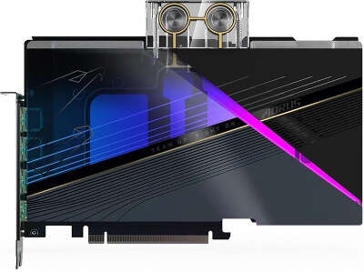 Видеокарта GIGABYTE NVIDIA nVidia GeForce RTX 4080 AORUS XTREME WATERFORCE WB 16Gb DDR6X PCI-E HDMI, 3DP