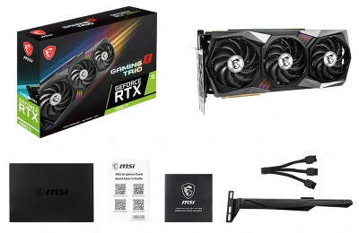 Видеокарта MSI NVIDIA nVidia GeForce RTX 3090 Ti GAMING X TRIO 24G 24Gb DDR6X PCI-E HDMI, 3DP