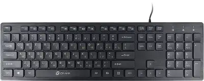 Клавиатура Оклик 520M2U черный/черный USB slim Multimedia
