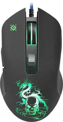 Defender Проводная игровая мышь Sky Dragon GM-090L оптика,6кнопок,800-3200dpi