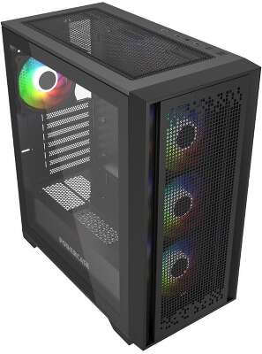 Корпус PowerCase ByteFlow Micro, черный, ATX, без БП (CAMBFB-A4)