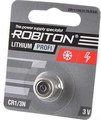 Элемент питания ROBITON PROFI CR1/3N (1 шт в блистере)