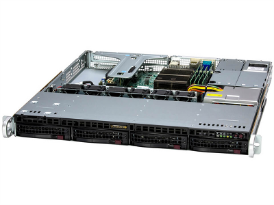 Сервер Supermicro SuperServer 1U 511R-M 1xE-2486/ 1x32Gb/ 1x480GB SATA/ 2x600W/ SFT-DCMS-Single