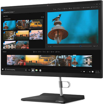 Моноблок Lenovo All-in-One V540-24IWL 23.8" FHD i3-8145U/4/128 SSD/Multi/WF/BT/Cam/Kb+Mouse/DOS,черный