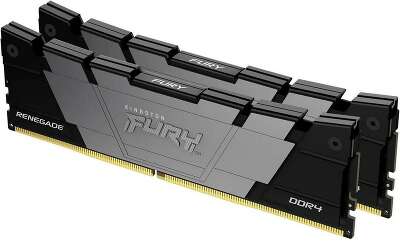 Модуль памяти Kingston 32GB DDR4 3600 FURY Renegade Black XMP Non-ECC Unbuffered DIMM (Kit 2*16gb) 2RX8 16-20-20 1.35V 288-pin 8Gbit