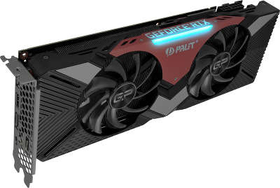 Видеокарта Palit nVidia GeForce RTX 2070 Gaming Pro OC 8G 8Gb GDDR6 PCI-E DVI, HDMI, 2DP