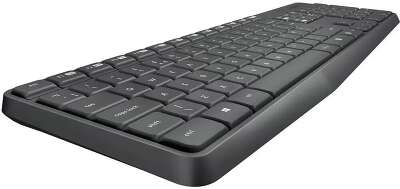 Клавиатура + мышь беспроводные 2.4G EN/RU серый MK235 920-007949 LOGITECH