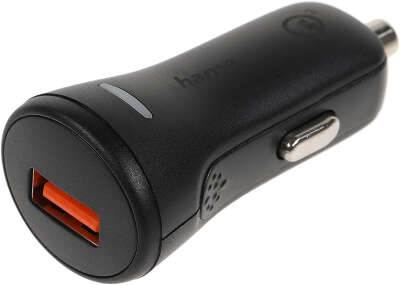 Автомобильное зар./устр. Hama H-183231 19.5W 3A (QC) USB универсальное черный (00183231)