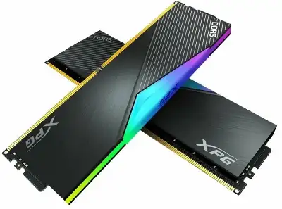 Память DDR5 32GB 7200MHz A-Data AX5U7200C3416G-DCLARBK XPG Lancer RGB OEM Gaming PC5-57600 CL34 DIMM ECC 288-pin 1.4В Intel single rank с радиатором OEM