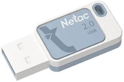 Netac USB Drive 8GB UA31 <NT03UA31N-008G-20BL>, USB2.0, голубая