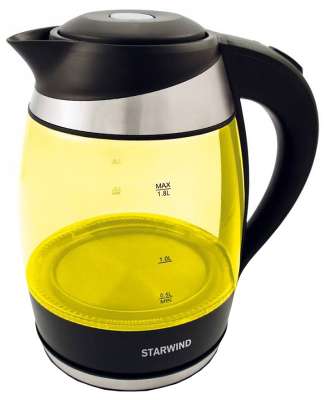 Чайник Starwind SKG2217 фиолетовый/черный (корпус: стекло)