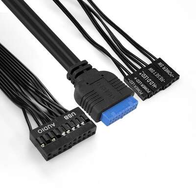 Корпус ExeGate QA-412U, черный, mATX, 350W (EX272744RUS)