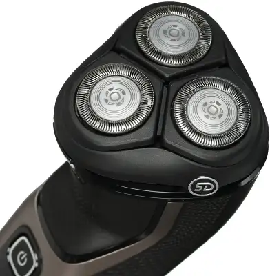 Бритва роторная Philips S3242/12 реж.эл.:3 питан.:аккум. черный/серебристый