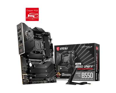 Материнская плата ATX LGAAM4 MSI MEG B550 UNIFY