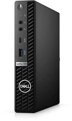 Компьютер Неттоп Dell OptiPlex 7090 Micro i7 10700T/16/512 SSD/R RX 640 4G/WF/BT/Kb+Mouse/W10Pro,черный