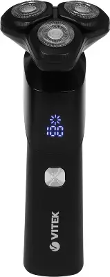 Бритва роторная Vitek Euphoria VT-2369 реж.эл.:3 питан.:элек.сеть/аккум. черный