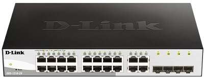 D-Link DGS-1210-20/F2A Настраиваемый L2 коммутатор с 16 портами 10/100/1000Base-T и 4 комбо-портами 100/1000Base-T/SFP