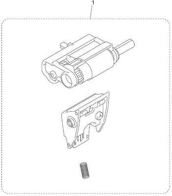 Рем.комплект (ролик подачи+площадка+пружина) BROTHER HL-L8260/L9310/MFC-L8690/L9570/DCP-L8410 (D00LF5001)