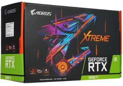 Видеокарта GIGABYTE NVIDIA nVidia GeForce RTX 3090 Ti XTREME WATERFORCE 24Gb DDR6X PCI-E HDMI, 3DP