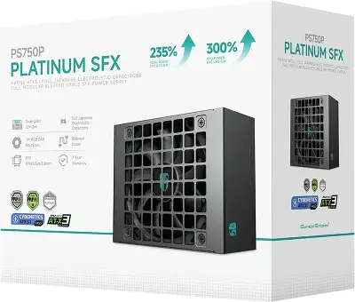 Блок питания Deepcool SFX 750W PS750P (20+4pin) APFC 92mm fan 6xSATA Cab Manag RTL