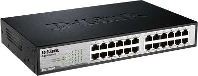 Коммутатор D-Link DGS-1024C/A1A/B1A неуправляемый с 24 портами 10/100/1000Base-T