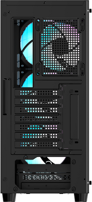 Корпус Ocypus Gamma C70 BK ARGB, ATX, USB3.0*1+USB2.0*1, FRONT 3x120mm ARGB, REAR 1x120mm ARGB