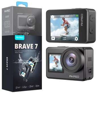 Экшн-камера AKASO BRAVE 7. Цвет: серый.
