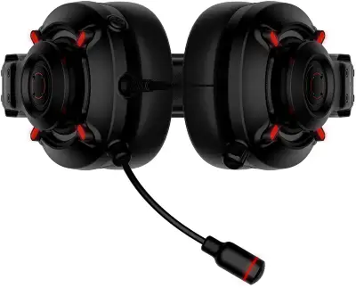 Наушники с микрофоном Acer Nitro OHW306 черный/красный 2.1м мониторные оголовье (ZL.HDSEE.00E)