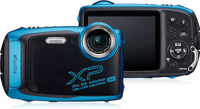 Цифровая фотокамера FujiFilm FinePix XP140 Sky Blue, влагозащищённая