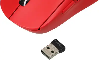 Мышь Logitech G PRO X SUPERLIGHT 2 SE красный оптическая 44000dpi беспров. USB-C 4but (910-007474)