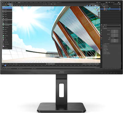Монитор 27" AOC 27P2Q IPS FHD D-Sub, DVI, HDMI, DP, USB-Hub