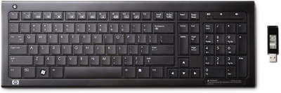 Клавиатура беспроводная HP Wireless Elite Keyboard USB (FQ480AA)
